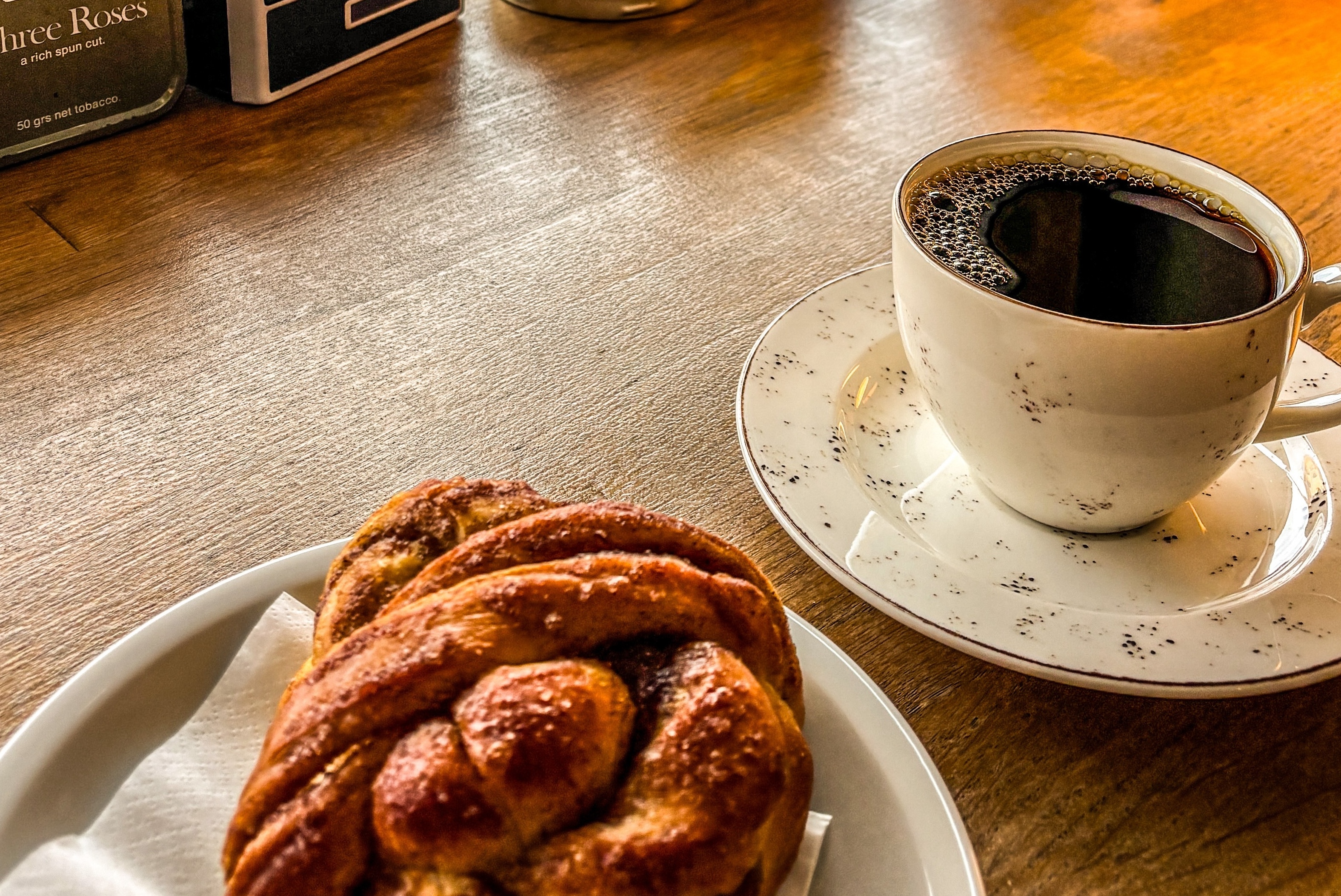Kanelbolle og kaffe i Tromsø